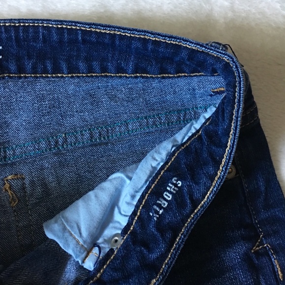 Aeropostale Jean Shorts. Size 2. dark wash - Picture 5 of 5